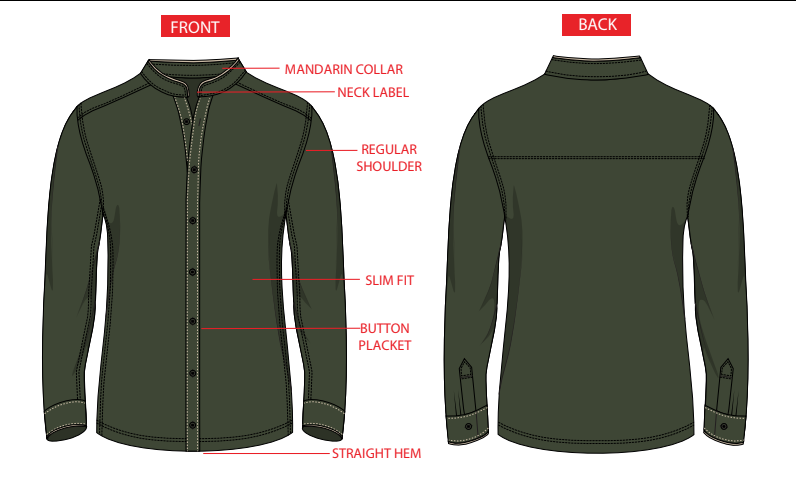 Solids: Olive Green Shirts | The Souled Store  